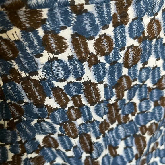 Mossimo Pleated Skirt, Blue Brown | 16 - Picture 5 of 13